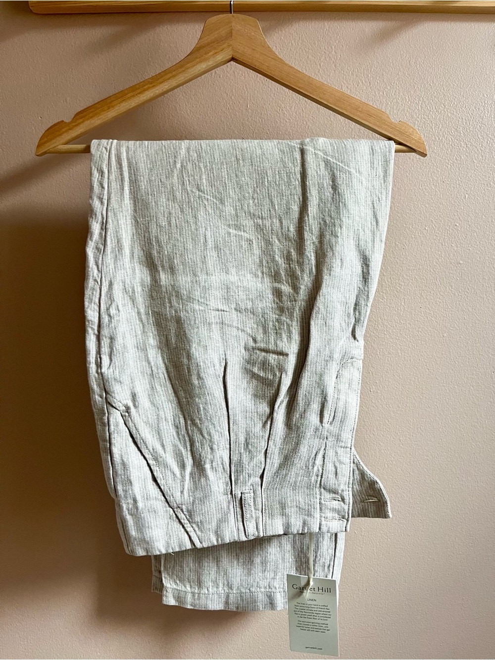 NWT Garnet Hill linen pants